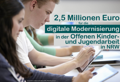 Bild zur PM Digitale Modernisierung Offene Kinder- und Jugendarbeit