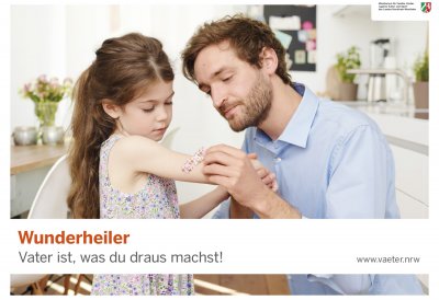 Väterkampagne "Vater ist, was du draus machst!"