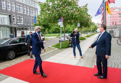 Ministerpräsident Armin Laschet empfängt US-Klimasondergesandten John Kerry