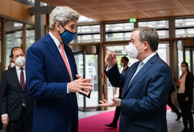 Ministerpräsident Armin Laschet empfängt US-Klimasondergesandten John Kerry