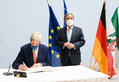 Ministerpräsident Armin Laschet empfängt US-Klimasondergesandten John Kerry