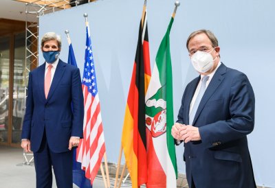 Ministerpräsident Armin Laschet empfängt US-Klimasondergesandten John Kerry