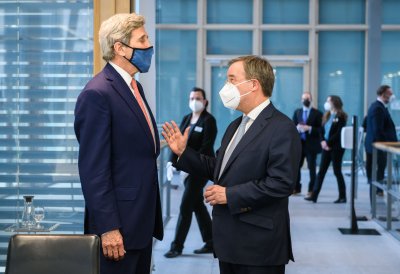 Ministerpräsident Armin Laschet empfängt US-Klimasondergesandten John Kerry