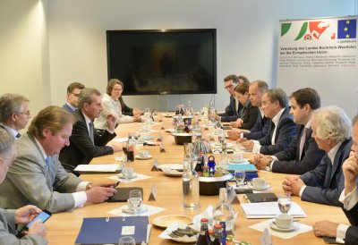 Auswärtige Kabinettsitzung in der Landesvertretung in Brüssel