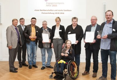 Verleihung des Engagementpreises NRW 2015