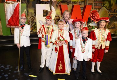 Ministerpräsidentin Hannelore Kraft empfängt die Kinderprinzenpaare und Kinderdreigestirne aus Nordrhein-Westfalen