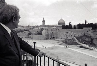 Israel-Reise von Ministerpräsident Johannes Rau