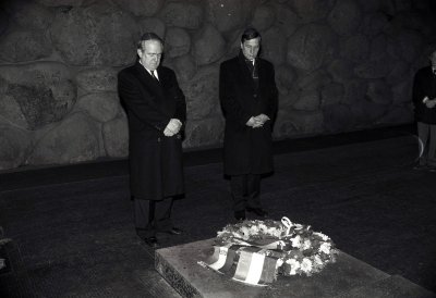 Israel-Reise von Ministerpräsident Johannes Rau