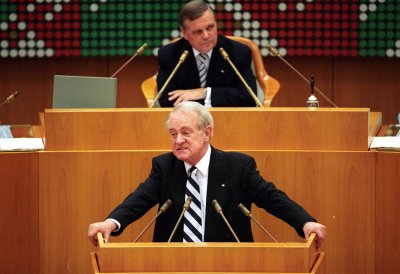 Rücktritt und Verabschiedung von Ministerpräsident Johannes Rau