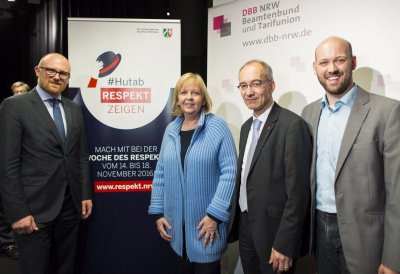 Ministerpräsidentin Hannelore Kraft besucht die dbb-Jugend in Duisburg