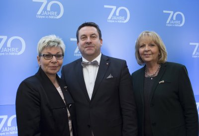 Feierlicher Festakt in Detmold zum 70. Jahrestag der Vereinigung