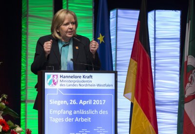 Traditioneller Arbeitnehmerempfang der Landesregierung zum „Tag der Arbeit“ in Siegen