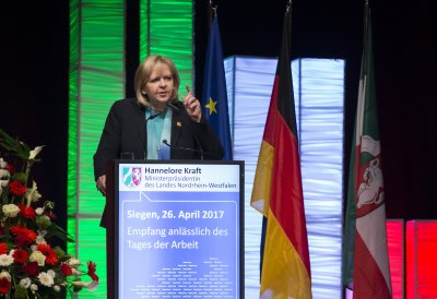 Traditioneller Arbeitnehmerempfang der Landesregierung zum „Tag der Arbeit“ in Siegen