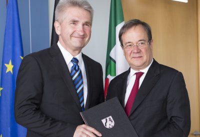 Ministerpräsident Armin Laschet ernennt Prof. Dr. Andreas Pinkwart zum Minister für Wirtschaft, Innovation, Digitalisierung und Energie