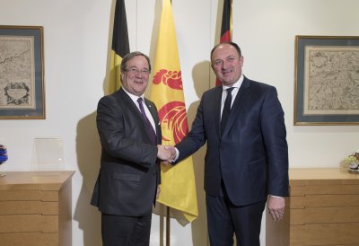 Ministerpräsident Armin Laschet trifft den Ministerpräsidenten der Wallonie, Willy Borsus