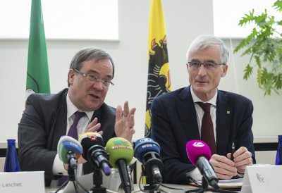 Ministerpräsident Armin Laschet trifft den Ministerpräsidenten von Flandern, Geert Bourgeois