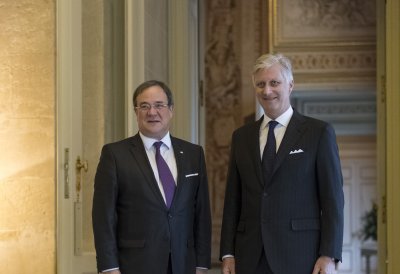 Ministerpräsident Armin Laschet trifft den König von Belgien, Philippe