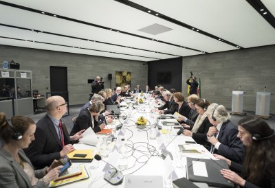 Gemeinsame Regierungssitzung von  Nordrhein-Westfalen und Flandern in Brüssel