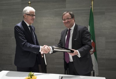 Gemeinsame Regierungssitzung von Nordrhein-Westfalen und Flandern in Brüssel