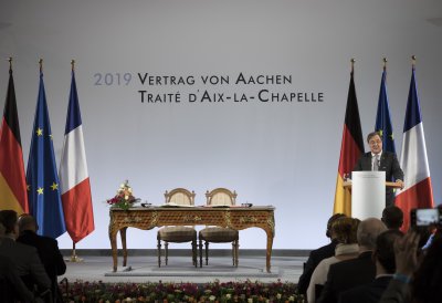 Neuer Deutsch-Französischer Freundschaftsvertrag in Aachen unterzeichnet