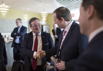 Ministerpräsident Armin Laschet besucht Evonik in New Jersey