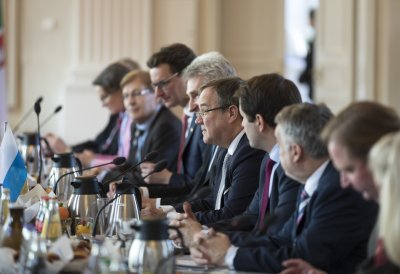 Gemeinsame Kabinettsitzung Nordrhein-Westfalen und Bayern