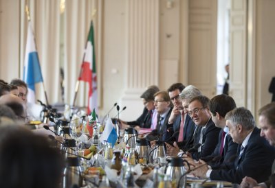 Gemeinsame Kabinettsitzung Nordrhein-Westfalen und Bayern