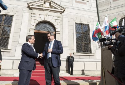 Gemeinsame Kabinettsitzung Nordrhein-Westfalen und Bayern