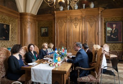 Ministerpräsident Armin Laschet trifft die französische Sportministerin Roxana Maracineanu in Aachen