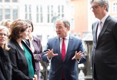 Ministerpräsident Armin Laschet trifft die französische Sportministerin Roxana Maracineanu in Aachen