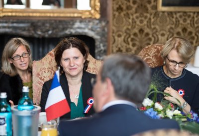 Ministerpräsident Armin Laschet trifft die französische Sportministerin Roxana Maracineanu in Aachen