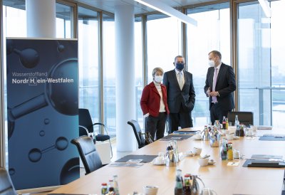 Spitzengespräch Wasserstoff mit nordrhein-westfälischen Unternehmern