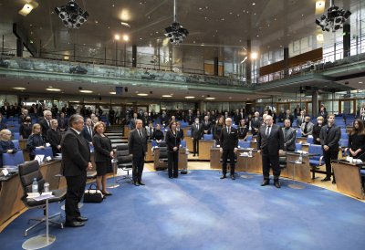 Staatsakt für Wolfgang Clement
