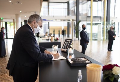 Staatsakt für Wolfgang Clement