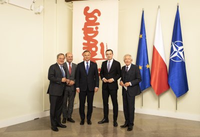 Ministerpräsident Armin Laschet trifft Staatspräsident Duda