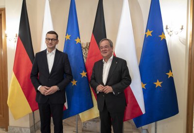 Ministerpräsident Armin Laschet trifft polnischen Ministerpräsident Mateusz Morawiecki