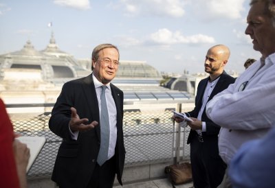 Der Kulturbevollmächtigte Armin Laschet trifft Emmanuel Macron