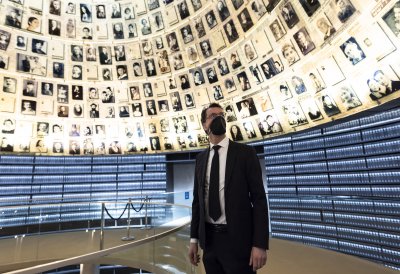 Ministerpräsident Hendrik Wüst besucht die Gedenkstätte Yad Vashem in Jerusalem