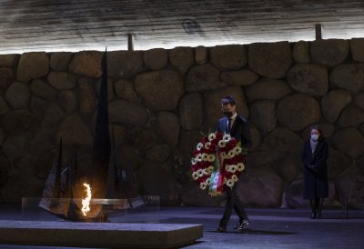 Ministerpräsident Hendrik Wüst besucht die Gedenkstätte Yad Vashem in Jerusalem