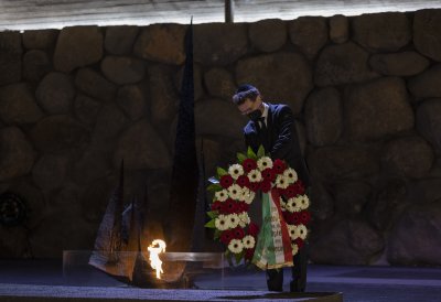 Ministerpräsident Hendrik Wüst besucht die Gedenkstätte Yad Vashem in Jerusalem