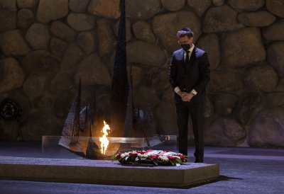Ministerpräsident Hendrik Wüst besucht die Gedenkstätte Yad Vashem in Jerusalem