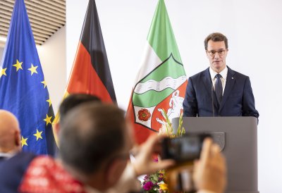 Ministerpräsident Hendrik Wüst empfängt Vertriebenenverbände zum „Tag der Heimat“