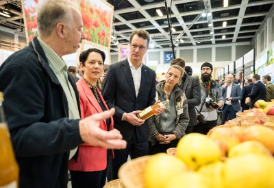 Ministerpräsident Hendrik Wüst besucht Grüne Woche