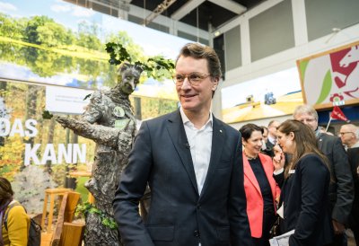 Ministerpräsident Hendrik Wüst besucht Grüne Woche