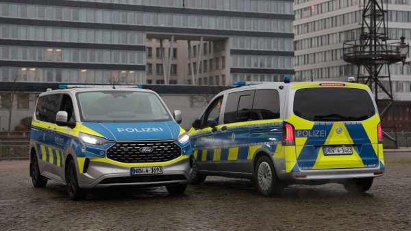 Streifenwagen der NRW-Polizei