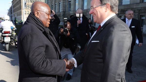 Ministerpräsident Laschet empfängt den Staatspräsidenten der Republik Ghana