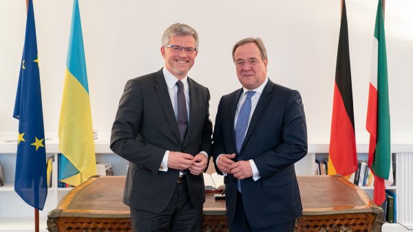 Ministerpräsident Laschet empfängt Botschafter der Ukraine