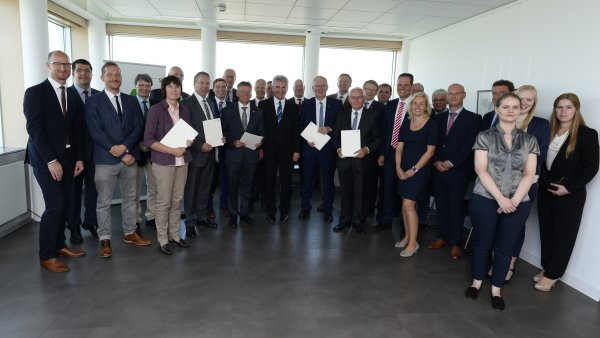 Beischeidübergabe Breitbandausbau