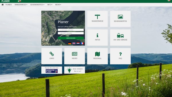 Digitaler Wanderroutenplaner NRW 