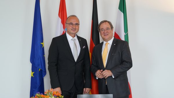 Ministerpräsident Laschet empfängt den Botschafter der Republik Kroatien, Gordan Grlić Radman